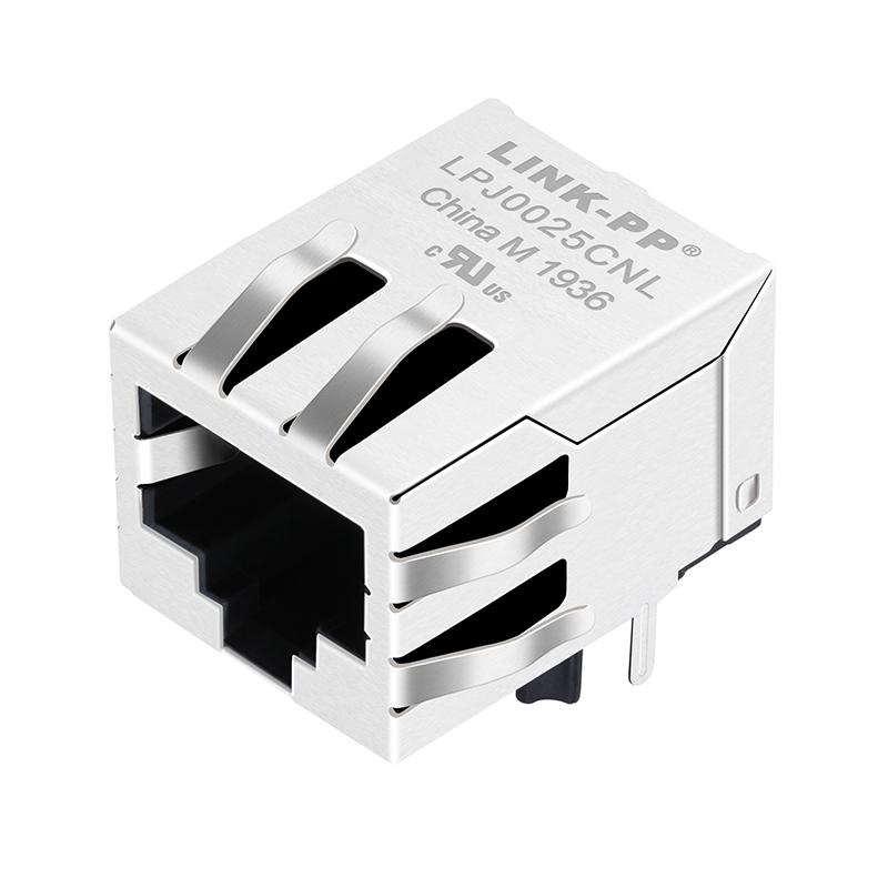 KLU1T516 LF 10/100 Base-t Magnetics 1X1 RJ45 Female Jack 1