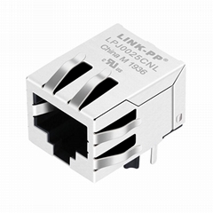 KLU1T516 LF 10/100 Base-t Magnetics 1X1 RJ45 Female Jack