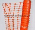 Plastic safety fencing