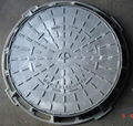 Round manhole cover and frame 