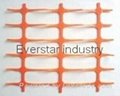 Plastic safety fencing
