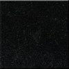 Polished black granite tile  