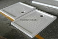 Square acrylic shower tray