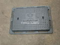 Rectangular manhole cover and frame 5