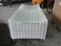 Fiberglass corrugated sheet for greenhouse