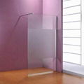 Tempered Glass Shower Screen with Aluminum Alloy