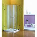 Frameless Bottom Roller Sliding Glass Shower Enclosure