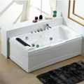 Rectangle Indoor SPA Massage Bathtub Whirlpools Acryic Hot Tub