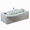 Rectangle Indoor SPA Massage Bathtub Whirlpools Acryic Tub