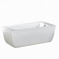 New Design Simple Acrylic Bathtub