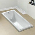 Walk in Acrylic Simple Bathtub with Fiberglass Reinforced