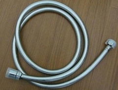 PVC Reinforced Silver Shiny Shower Hose for European Market