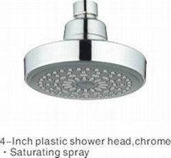 4" Plastic Round Rain Shower Head/Top Shower Head