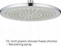 10 Inches Electroplating Round Top Shower Head, Overhead Shower Head