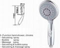 ABS Five Functions Chrome Plated Hand Shower Head