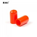 customized round pvc end cap , steel pipe end cap