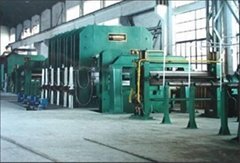 Plate vulcanizing machine complete production line