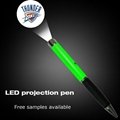 Factory custom LED projector pens full color projection ballpoint pens gift