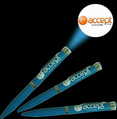 LOGO projector pens laser projector ballpoint pens LED Advertising projection