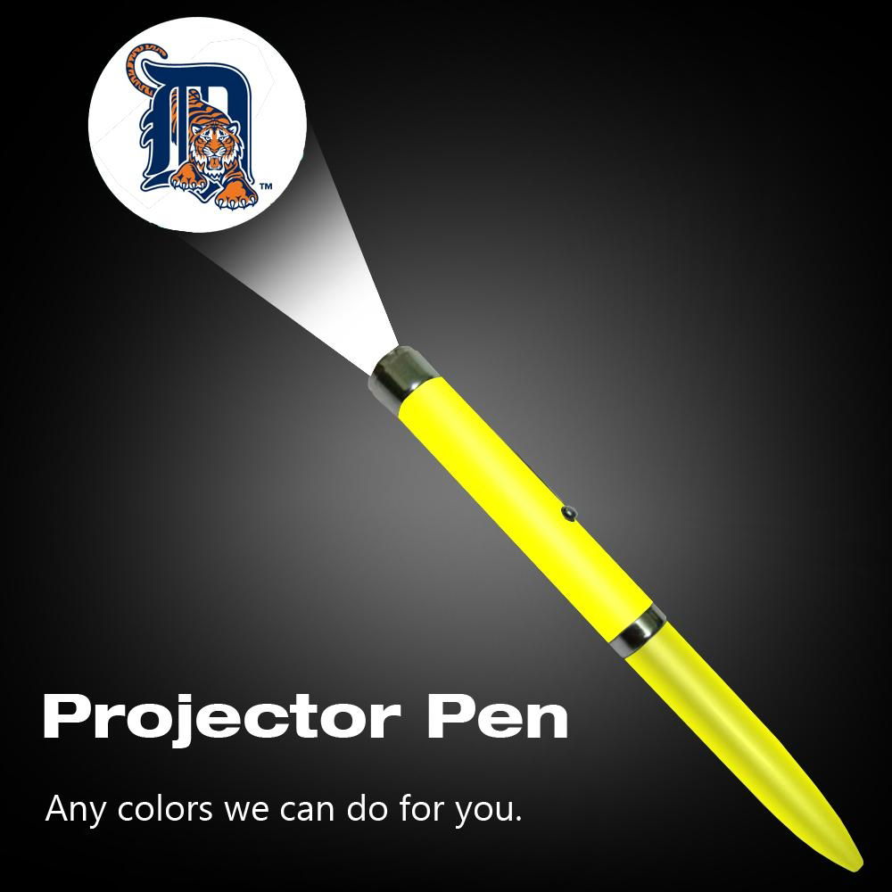 LOGO projector pens laser projector ballpoint pens LED Advertising projection  3