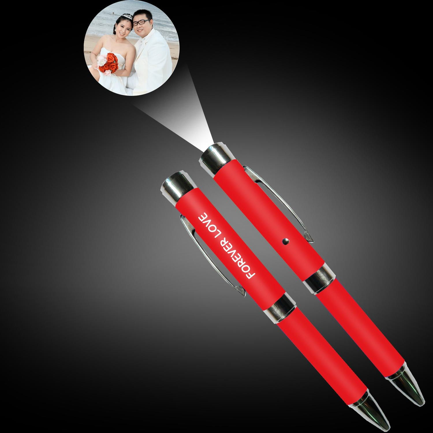 Custom LOGO projector pen projection ball pen for promotional advertising gift 5