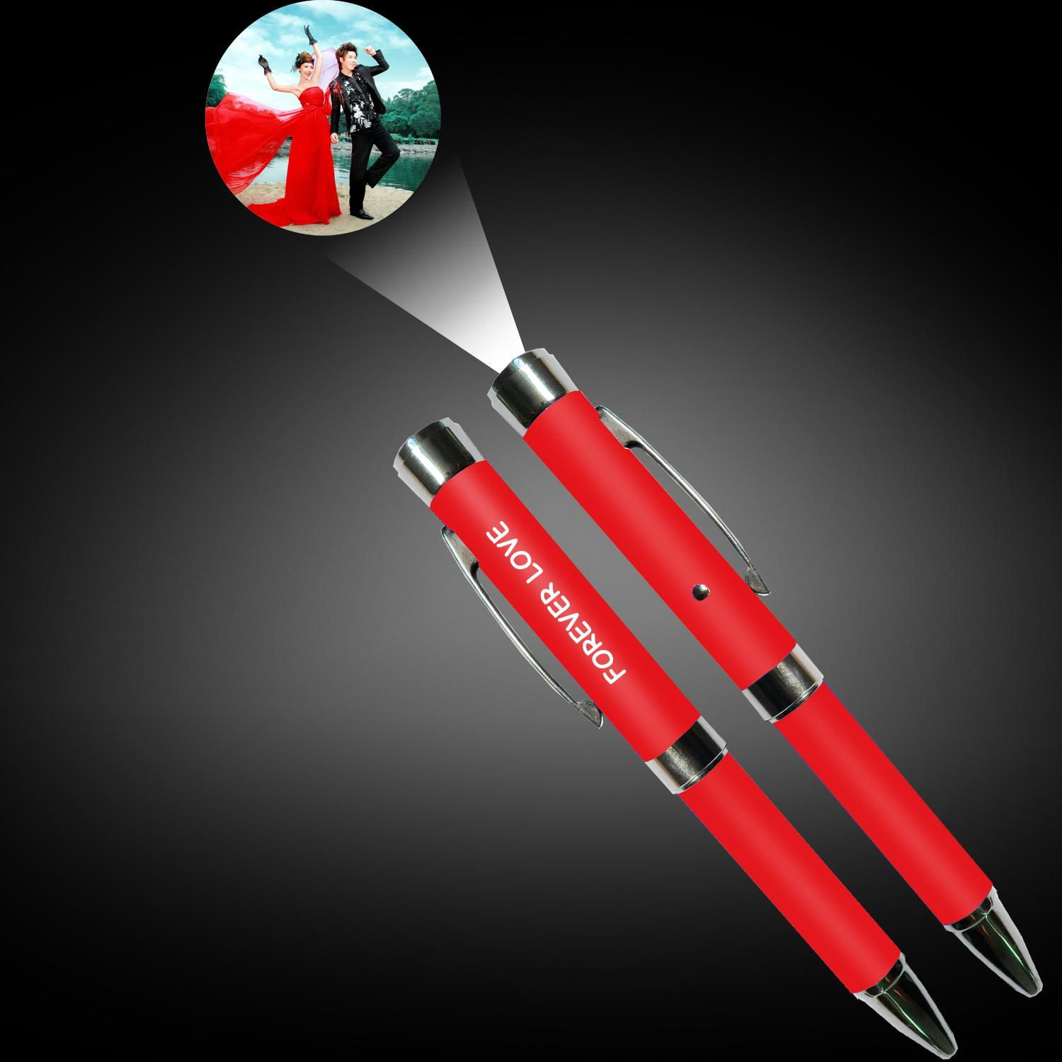 Custom LOGO projector pen projection ball pen for promotional advertising gift 4