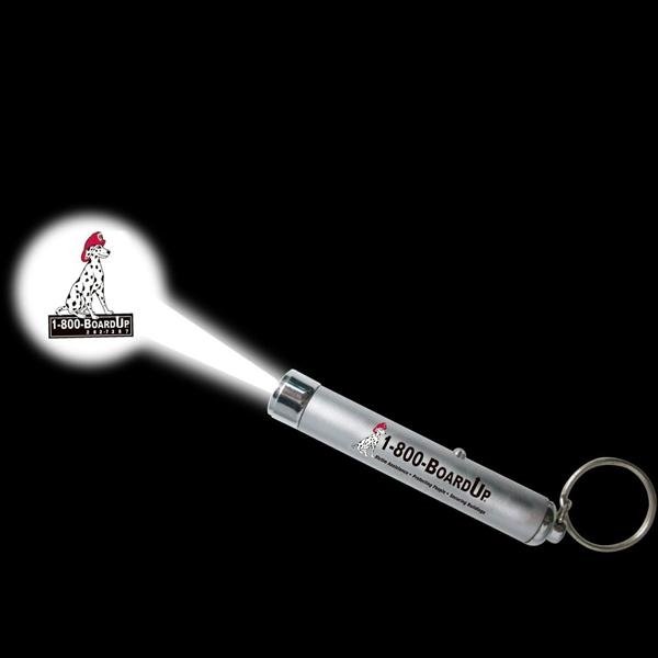 LOGO投影灯 激光投影电筒 LED钥匙扣促销礼品