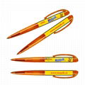 Liquid Oil pen with LOGO floater full color printing 2D floater liquid pens fash