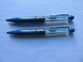 定制ABS材质灌油笔 漂浮物液体圆珠笔 2D或者3D漂浮物可用 4