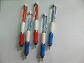 Fashion creative gift pens Silicone handle liquid floater liquid ballpoint pens
