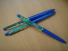 【深圳工廠】快速定製2D或者3D漂浮物塑料圓珠筆 液體入油筆