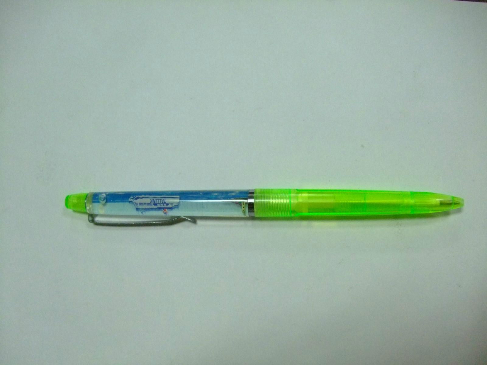 【深圳工厂】快速定制2D或者3D漂浮物塑料圆珠笔 液体入油笔 5