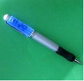 Factory supply metal Light liquid ballpoint pen Fashion stationery promotion pen