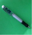 Factory supply metal Light liquid ballpoint pen Fashion stationery promotion pen