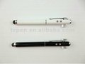 3 in 1 stylus touch pens with LED lighter and Red laser pointer  4