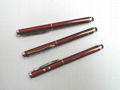 3 in 1 stylus touch pens with LED lighter and Red laser pointer  3