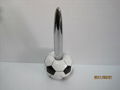 足球底座磁浮笔 创意磁性台笔 时尚磁性圆珠笔 最佳足球赛礼品