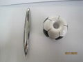 Metal magic magnetic pens with football base high quality football magnetic pens 3