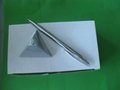 Metal floating magnetic ballpoint pens with triangular base triangle maglev pens