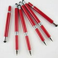 2 in 1 Smartphone Stylus Touch Pen Metal ballpoint pen with Stylus pens