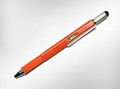 5 In 1 Multi function Tool stylus pens metal multi-purpose Tool ballpoint pens 5
