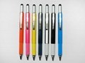 5 In 1 Multi function Tool stylus pens metal multi-purpose Tool ballpoint pens