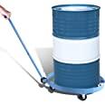 AESRAOU 55 Gallon Drum Dolly 1000 Pound Heavy Duty Bucket Dolly Hand Truck  3