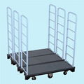 six wheel truck,platform hand trolley