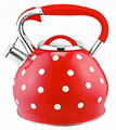 Stainless steel whistling kettle