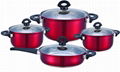 8Pcs Stainless Steel Cookware Set