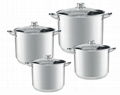 6PC HIGH STOCK POT