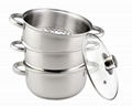 3layer stainless steel steamer 2