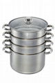 3layer stainless steel steamer 3