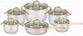 12pcs cookware pot